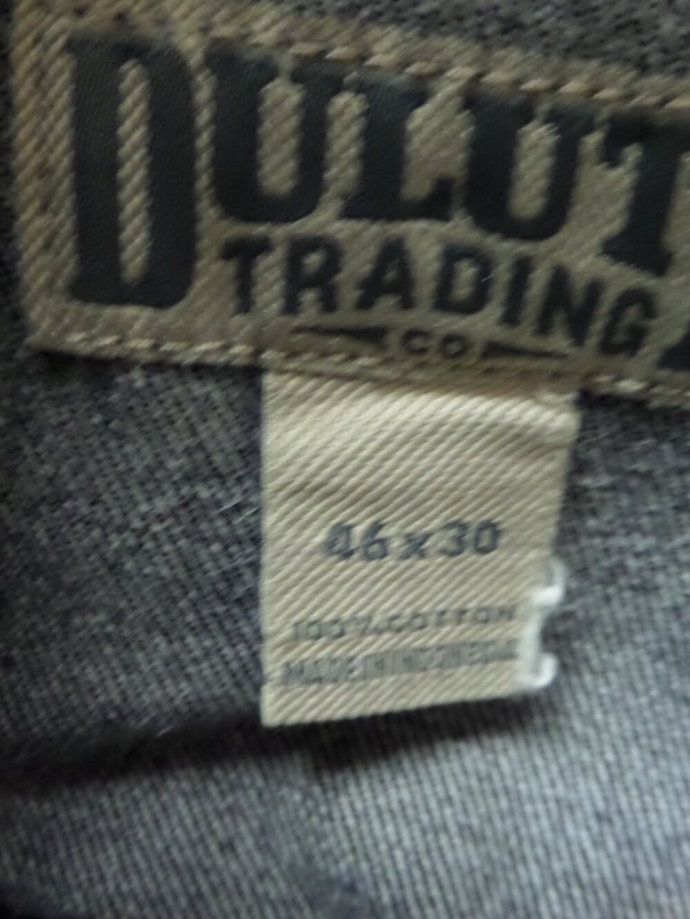Duluth Trading Men Black Jeans 86069B Size 46WX26.5L - Picture 3 of 7